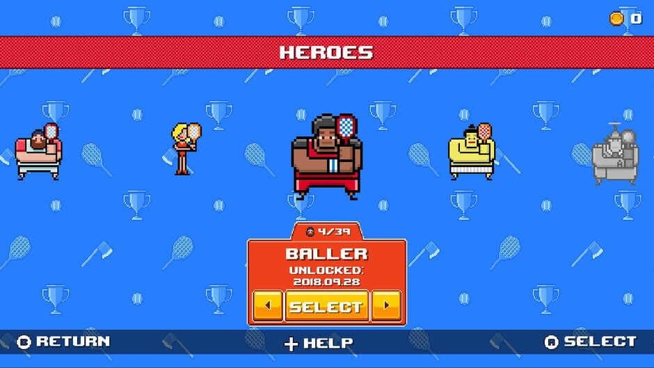 Timber Tennis: Versus screenshot