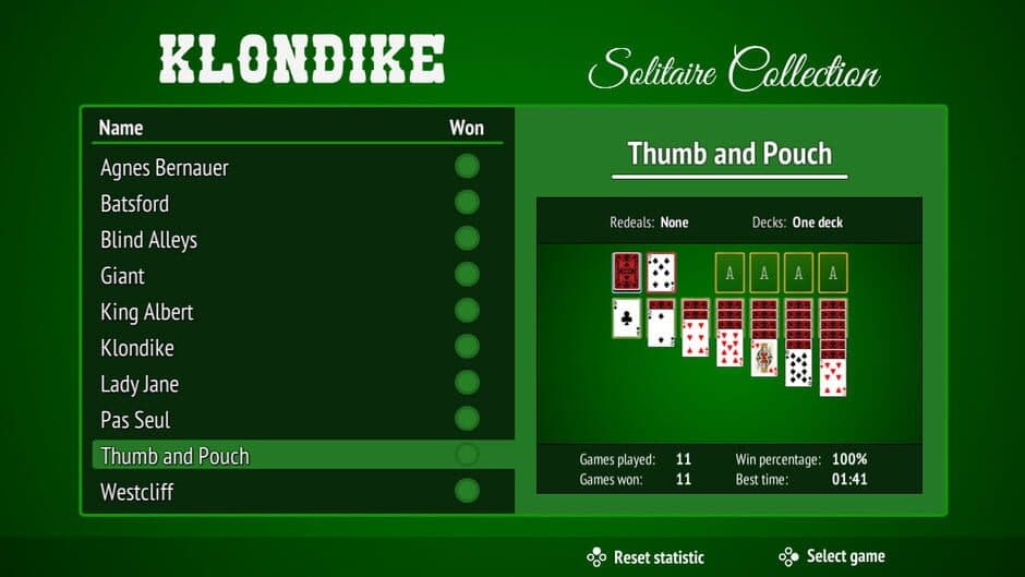 Klondike Solitaire Collection screenshot
