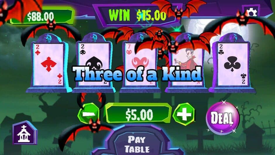 Video Poker at Aces Casino screenshot