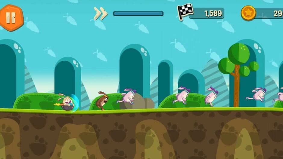 Rocket Rabbit - Coin Race screenshot