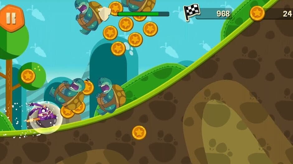 Rocket Rabbit - Coin Race screenshot