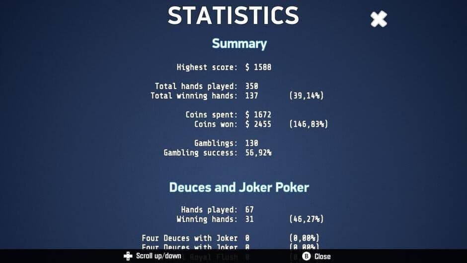 Video Poker Collection screenshot