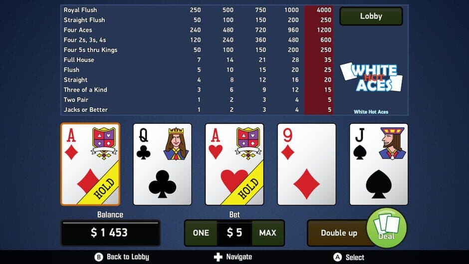 Video Poker Collection screenshot