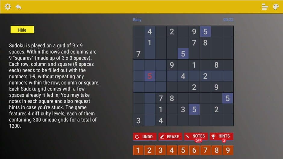 Sudoku Master screenshot