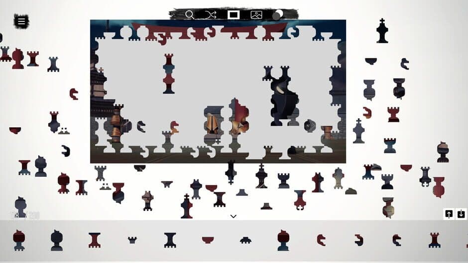 Shinobi's Way - a jigsaw chess tale screenshot