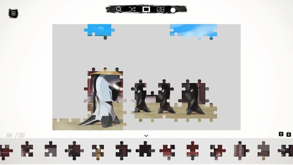 Shinobi's Way - a jigsaw chess tale screenshot