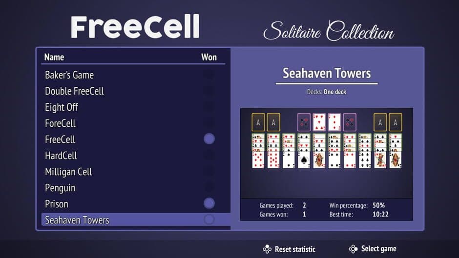 FreeCell Solitaire Collection screenshot