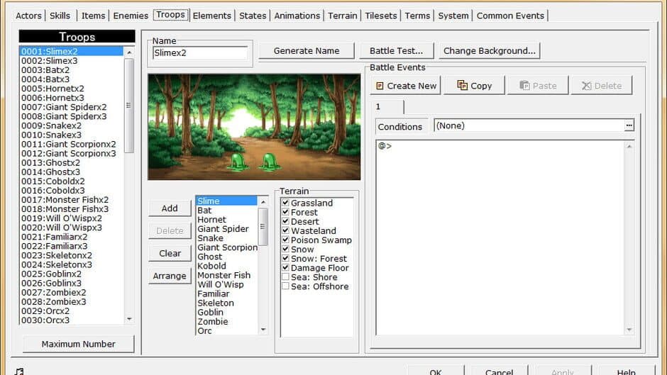 RPG Maker 2000 screenshot