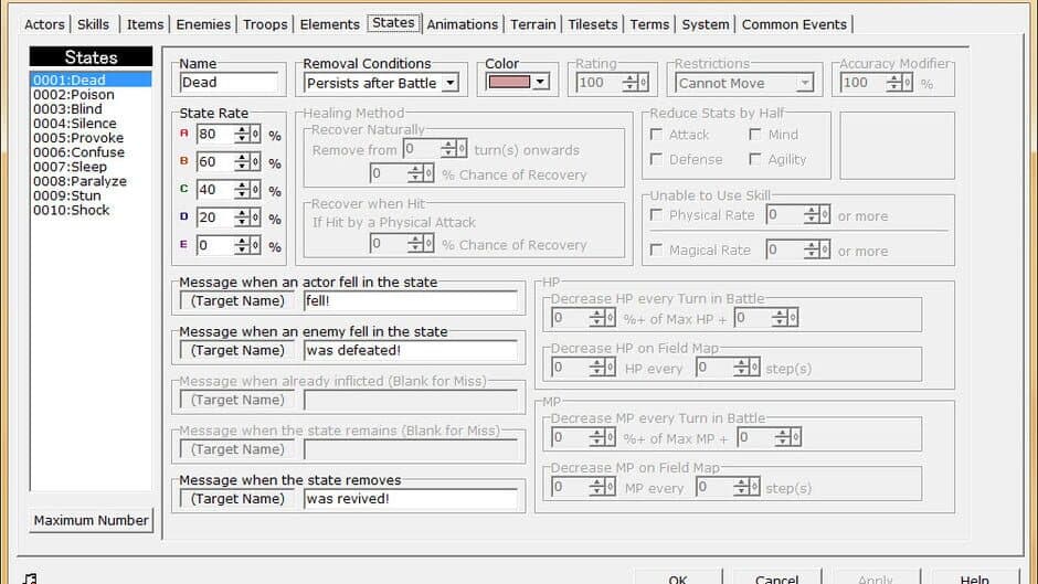 RPG Maker 2000 screenshot