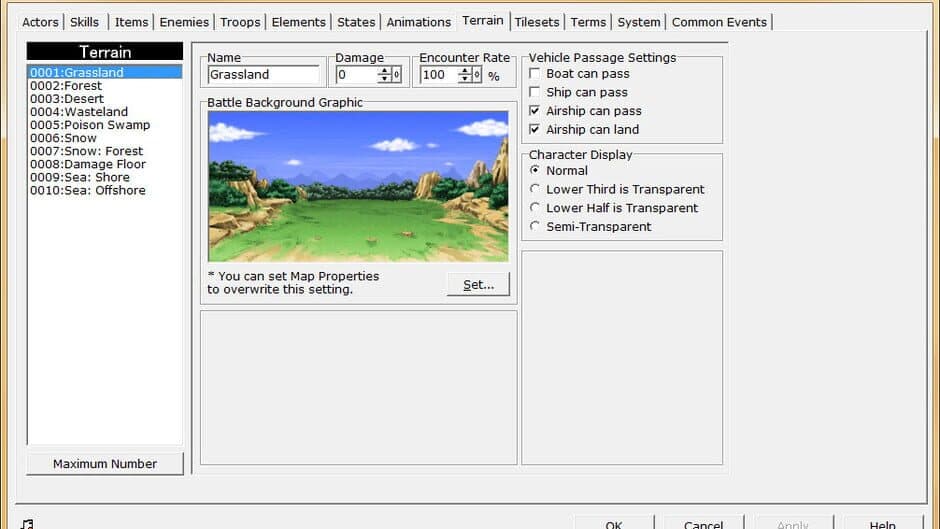 RPG Maker 2000 screenshot