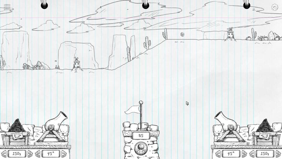 Notebook Artillery screenshot