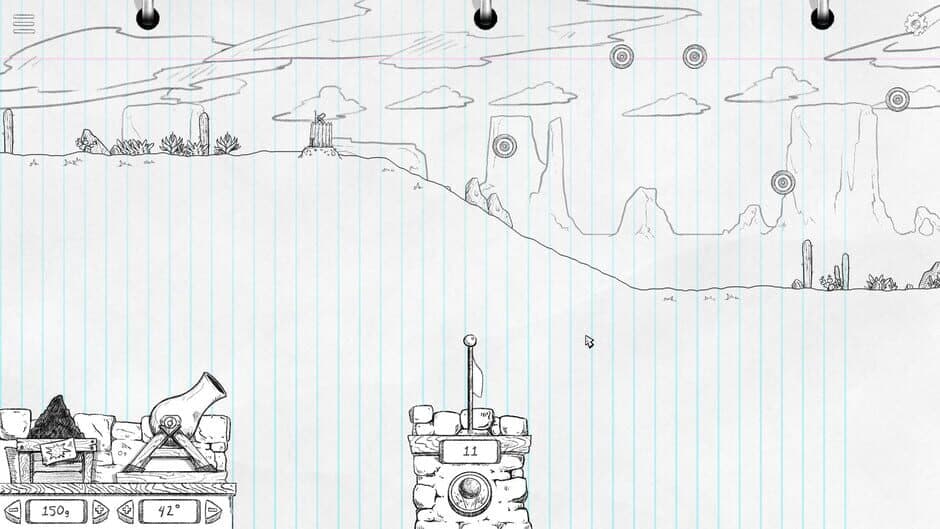 Notebook Artillery screenshot