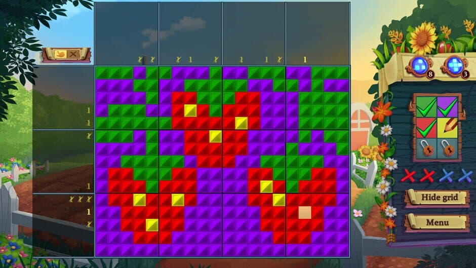 Adventure Mosaics: Granny's Farm screenshot