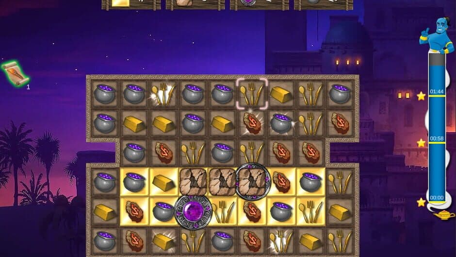 Arabian Treasures: Midnight Match screenshot