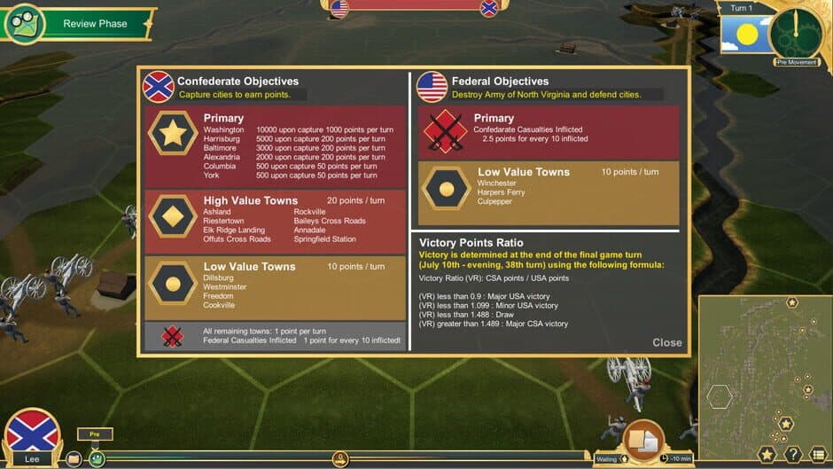 Clash of Command: Campaign of 1863 screenshot
