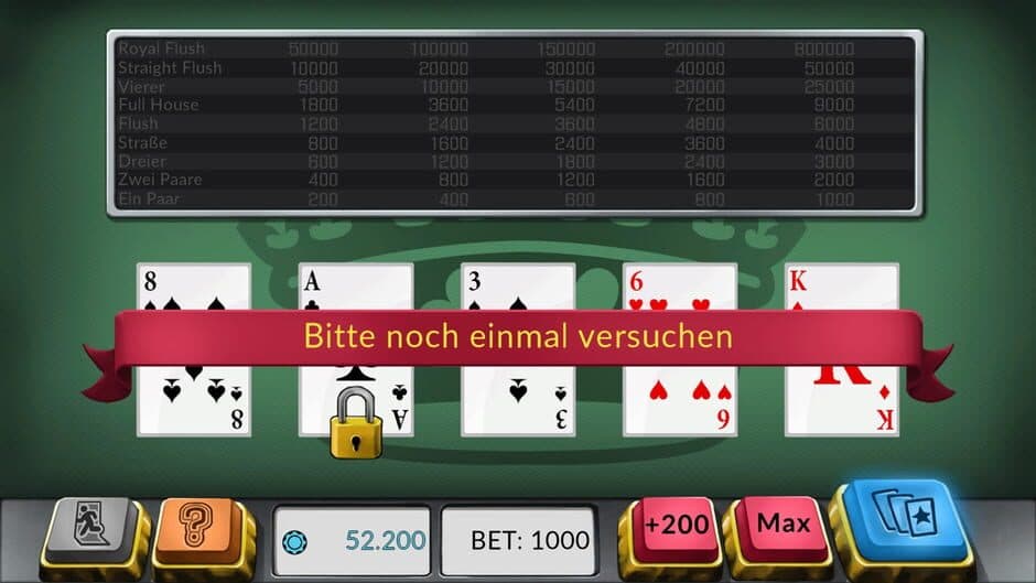 Four Kings: Video Poker screenshot