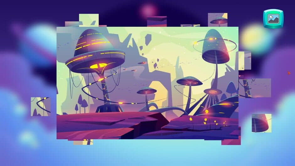 Space puzzle screenshot