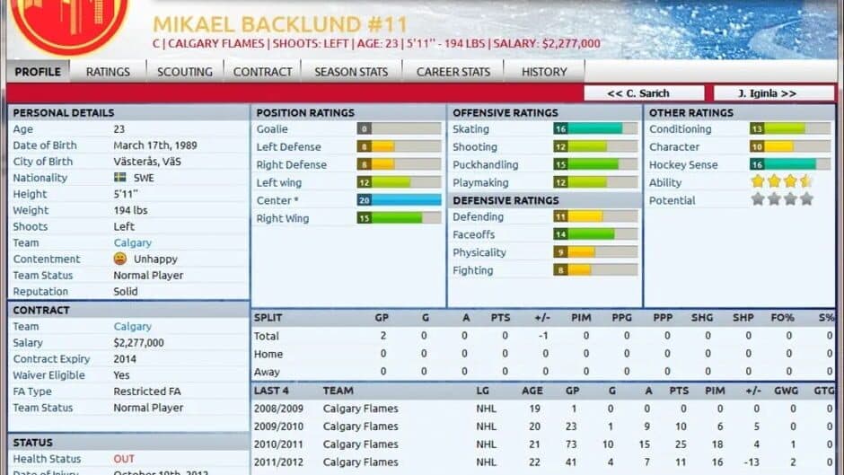 Franchise Hockey Manager 2013 screenshot