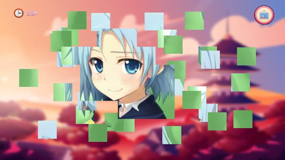 Anime puzzle screenshot