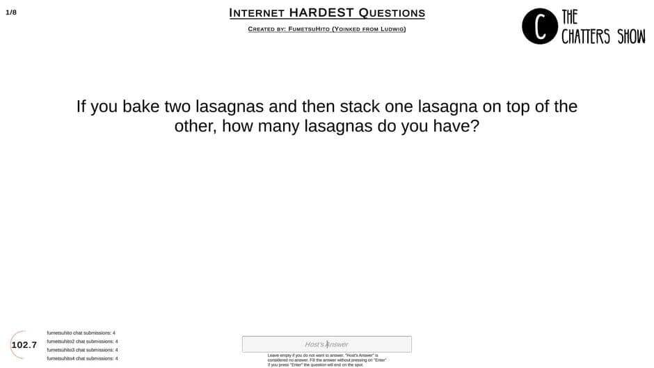 The Chatters Show screenshot