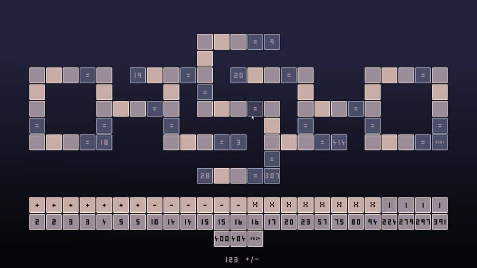 Cross Numbers screenshot