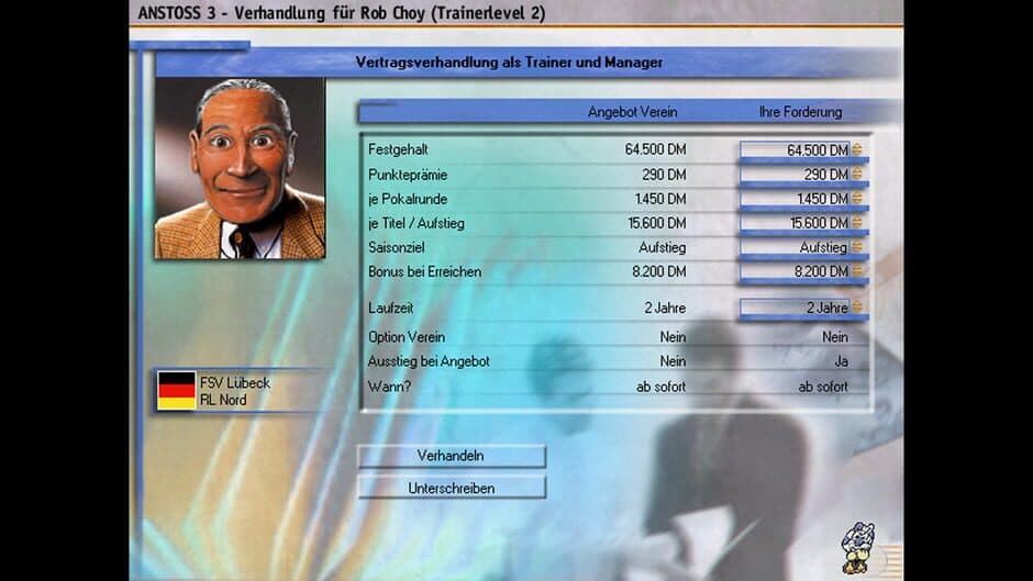 Anstoss 3 screenshot