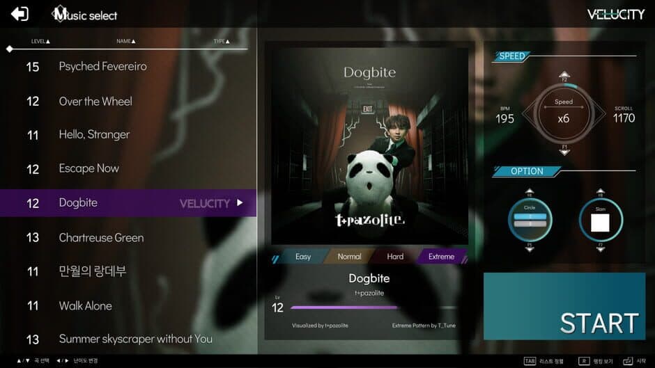 Velucity screenshot