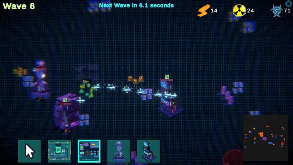 CyberGrid: Tower defense screenshot