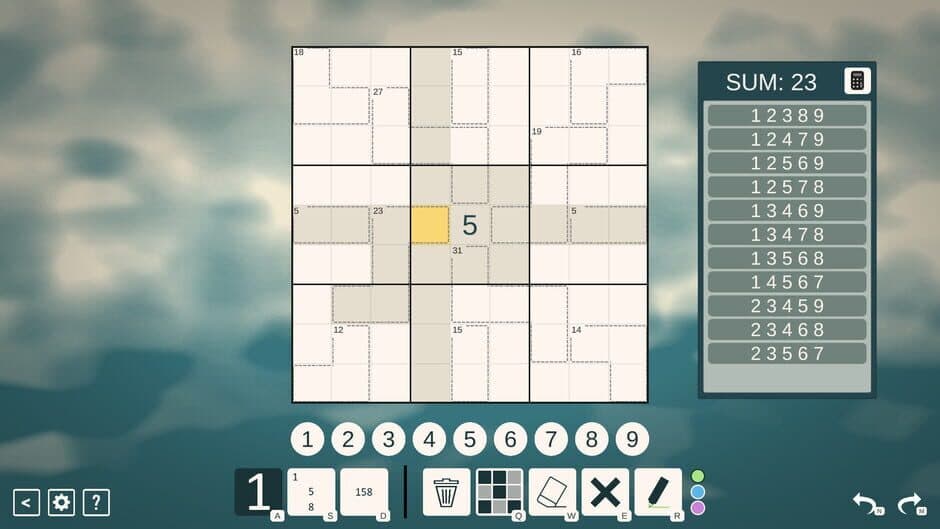 Killer Sudoku screenshot