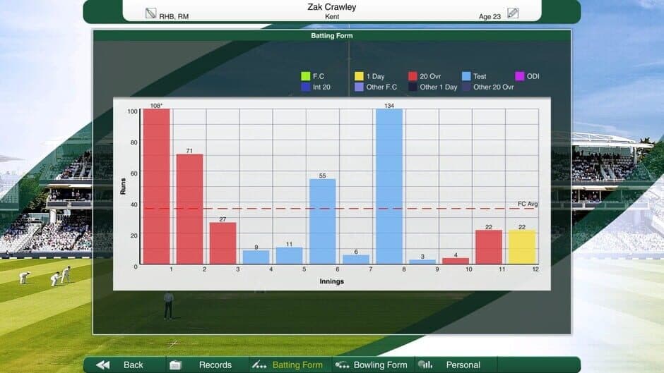 Cricket Captain 2021 screenshot