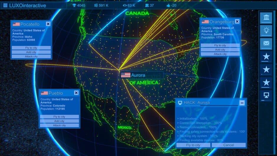 Cyber Attack screenshot
