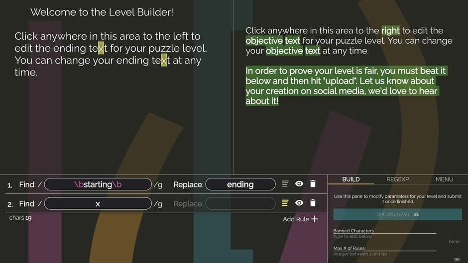 Copy Editor: A RegEx Puzzle screenshot