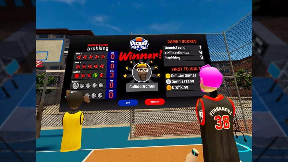Pickup Basketball VR screenshot