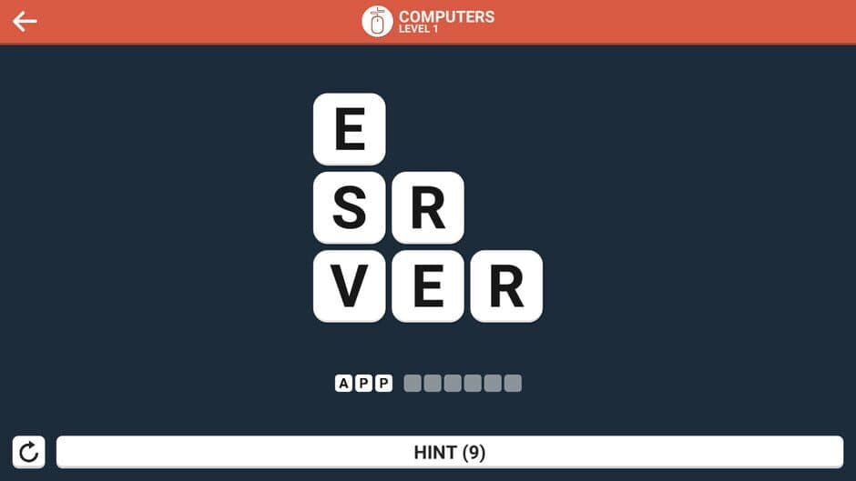 Wordle screenshot