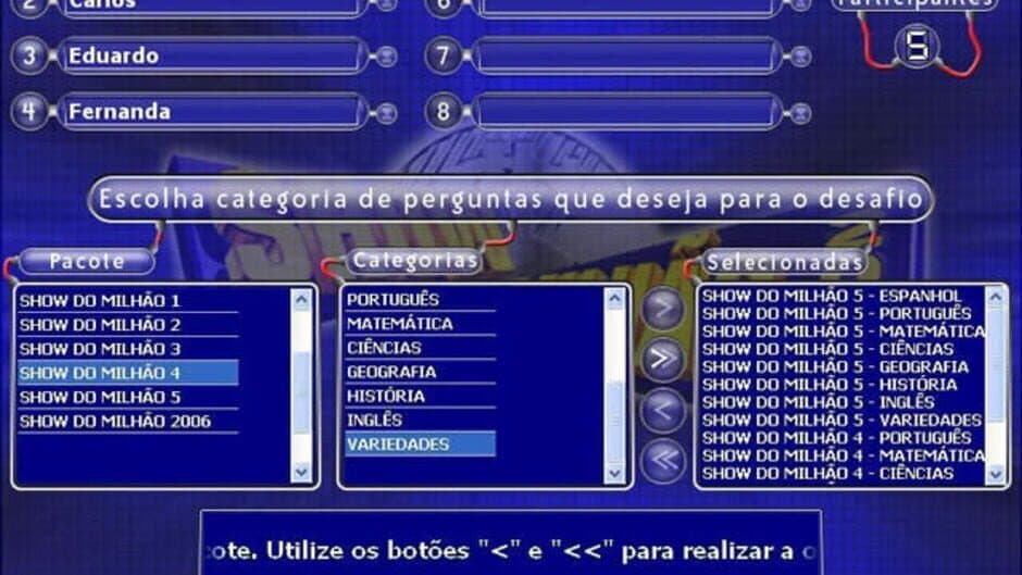 Show do Milhão 2006 screenshot