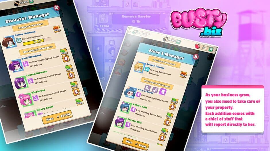 BustyBiz screenshot