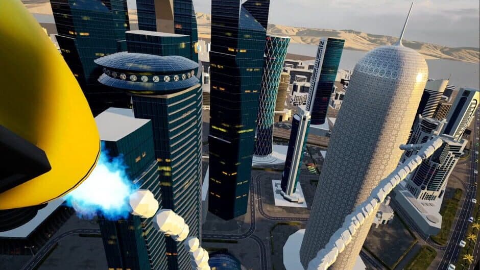 Jetpack City Action VR screenshot