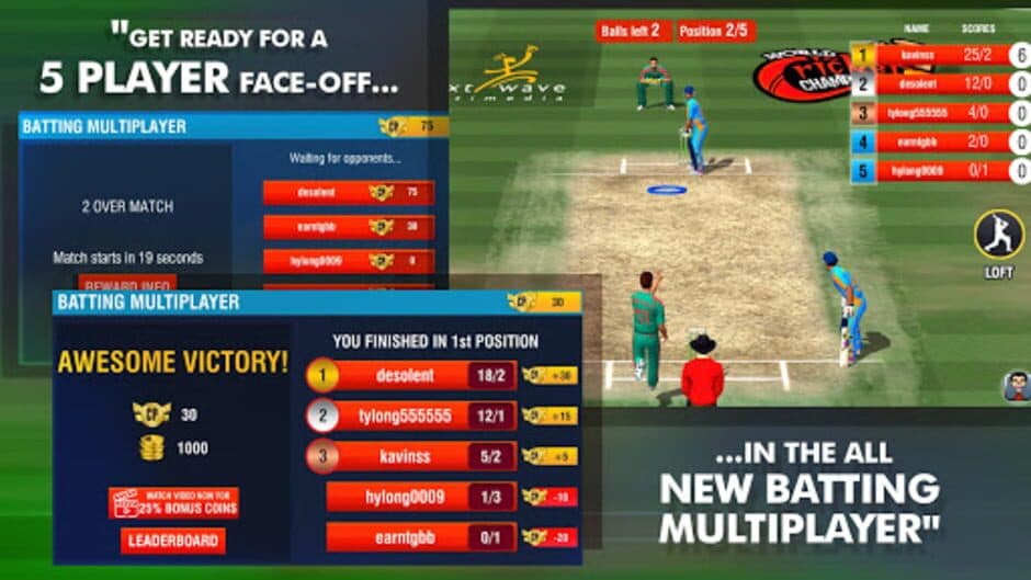 World Cricket Championship 2 screenshot