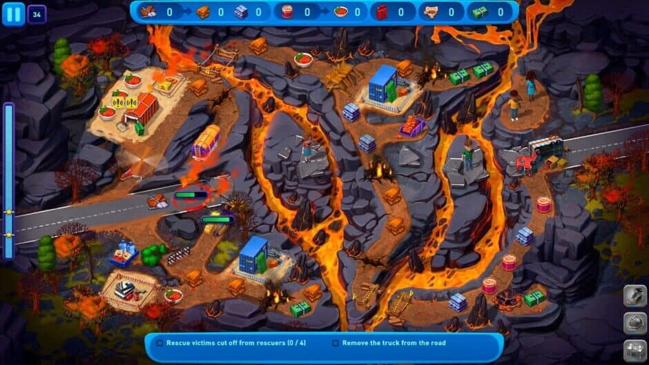 Emergency Crew: Volcano Eruption screenshot