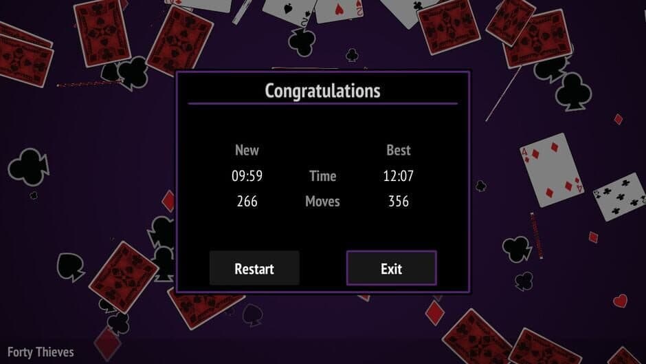 Forty Thieves Solitaire Collection screenshot