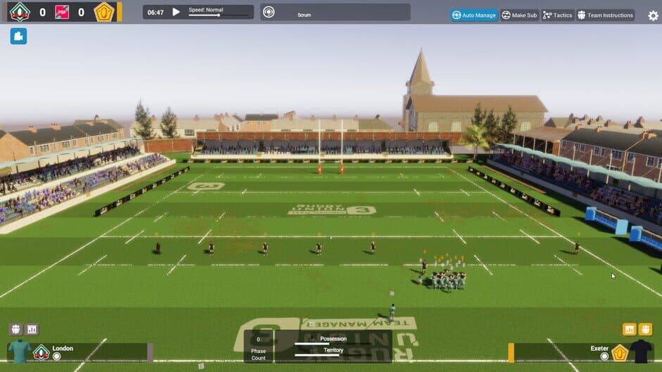 Rugby Union Team Manager 3 screenshot