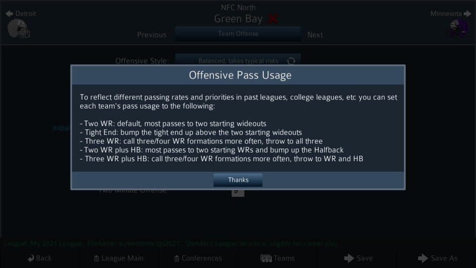 Pro Strategy Football 2021 screenshot