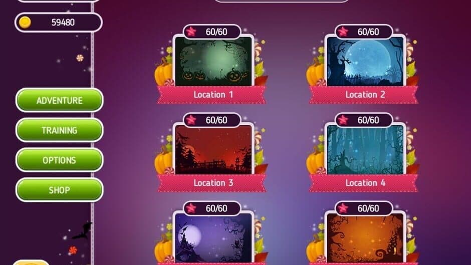 Halloween Riddles Mysterious Griddlers screenshot