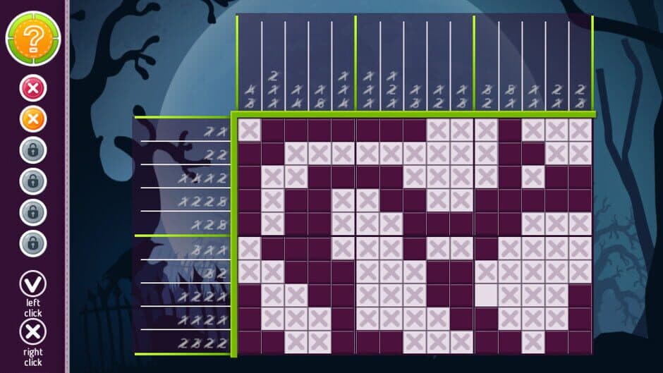 Halloween Riddles Mysterious Griddlers screenshot