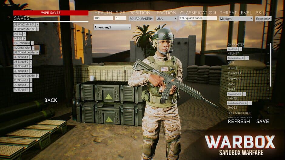 Warbox screenshot