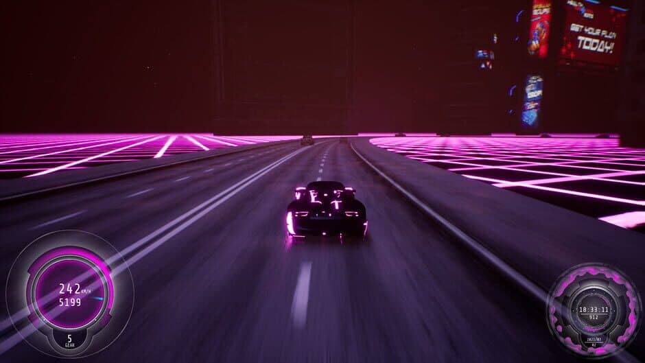 Synthwave Burnout screenshot