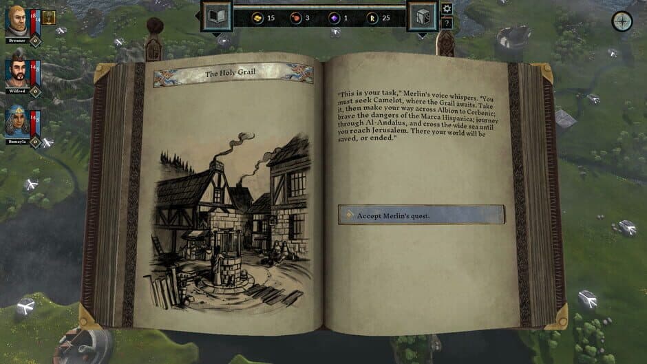 The Hand of Merlin screenshot