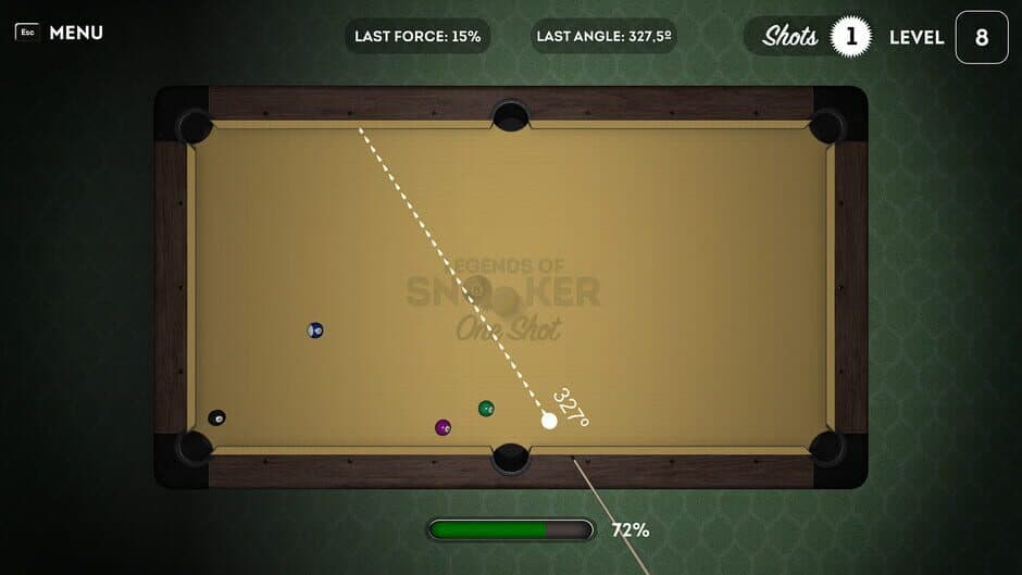 Legends of Snooker: One Shot screenshot