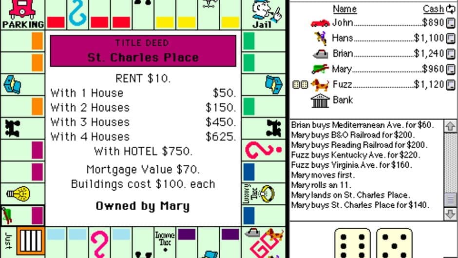 Monopoly screenshot