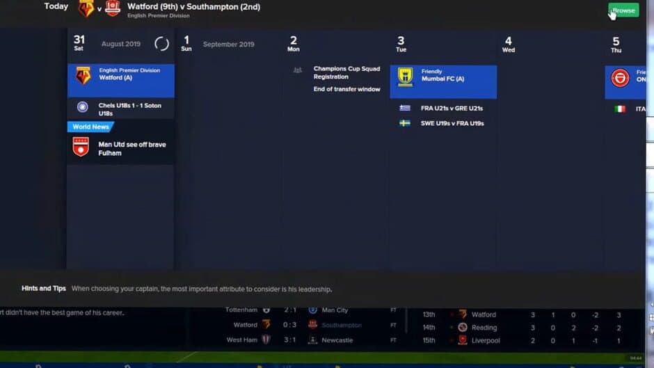 Football Manager 2015 screenshot